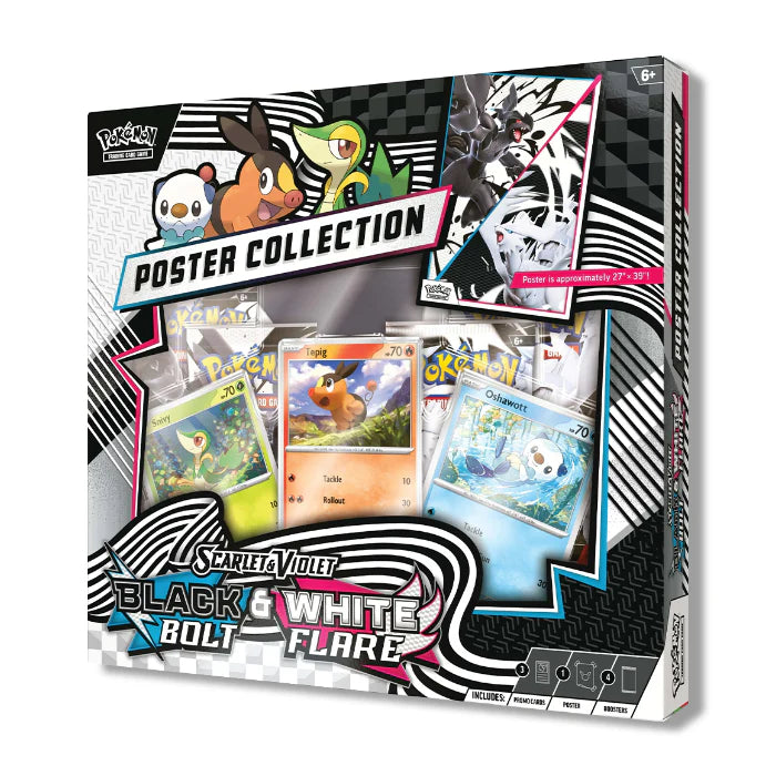 Pokemon TCG: Black Bolt & White Flare Unova Poster Collection