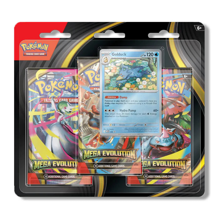 Pokemon TCG: Mega Evolution - 3-Pack Blister