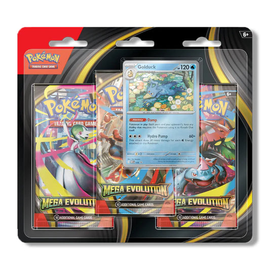 Pokemon TCG: Mega Evolution - 3-Pack Blister