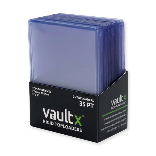 Vault X – Rigid Toploaders 35pt (25 Pack)