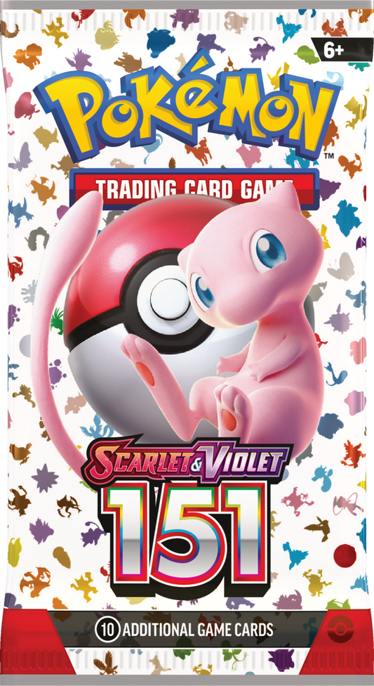 The English Pokémon 151 Booster Pack includes 10 cards per pack, each featuring Pokémon originally discovered in the Kanto region. With this set, enjoy refreshed gameplay mechanics from the Scarlet & Violet expansion alongside classic favourites like Charizard, Pikachu, and Mew. “151” captures nostalgia while bringing excitement to both collectors and players alike.