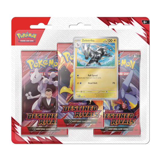 Pokemon TCG: Destined Rivals - 3-Pack Blister