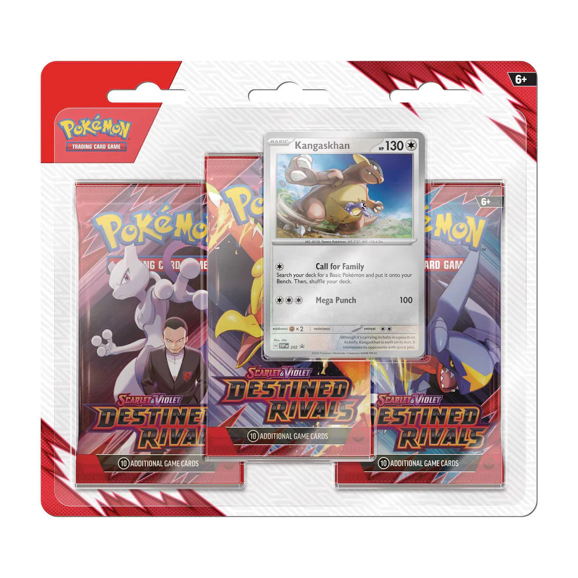 Pokemon TCG: Destined Rivals - 3-Pack Blister