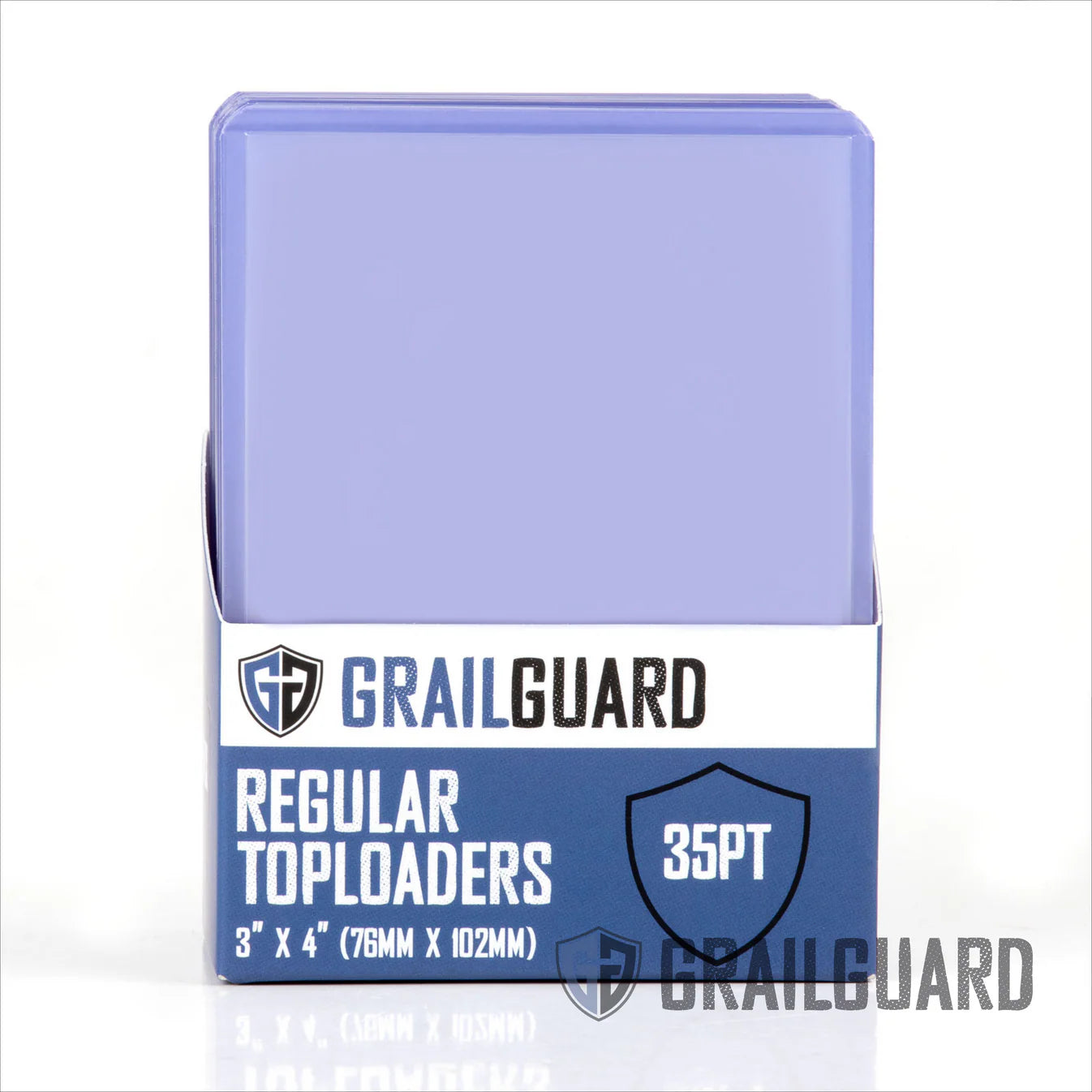 Grail Guard - 35pt Card Toploaders - 3" x 4" (25 pack)