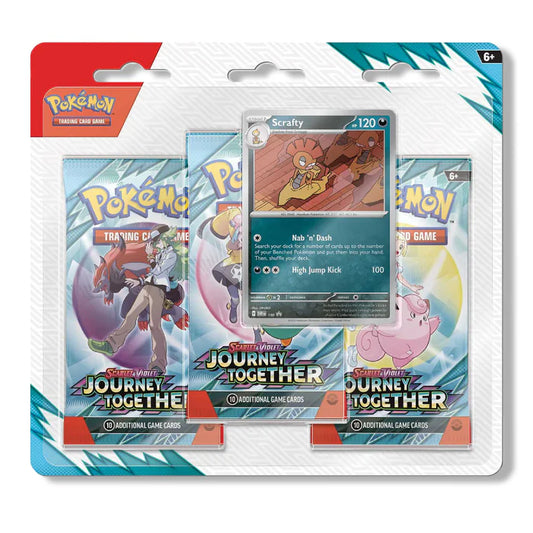 Pokemon TCG: Journey Together 3-Pack Blister
