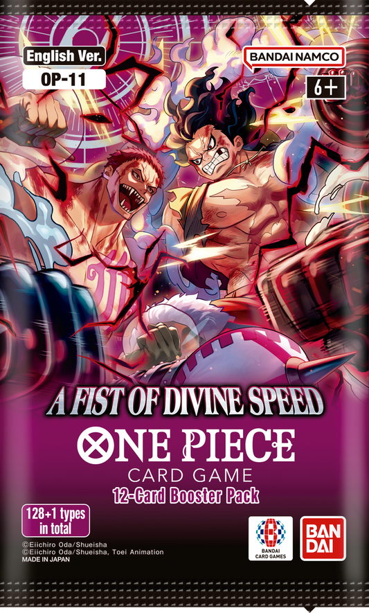 One Piece Card Game: A Fist of Divine Speed Booster Pack (OP-11)