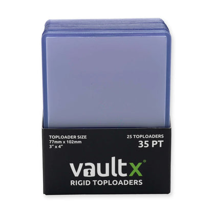 Vault X – Rigid Toploaders 35pt (25 Pack)