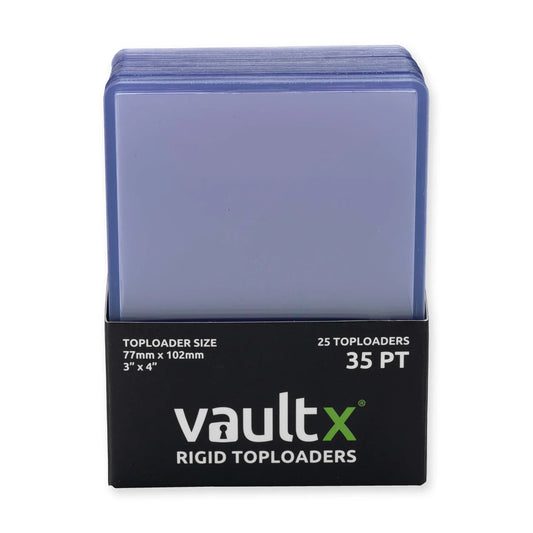 Vault X – Rigid Toploaders 35pt (25 Pack)